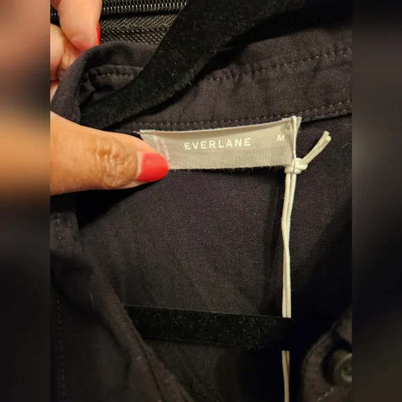 Everlane NWT Black Field Dress - M - Picture 3 of 5